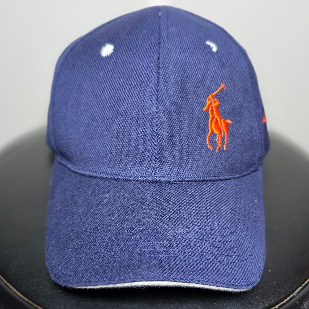 Vintage Polo Ralph Lauren One-Tone Y2K Big Pony Essential Strapback Hat